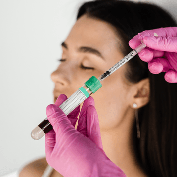 Professional hair transplantation procedure in modern clinic