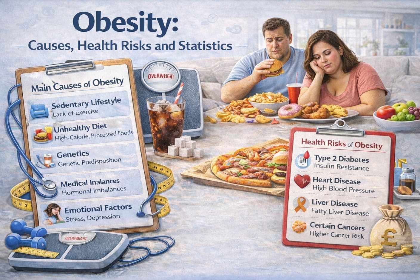 Obesity: Causes, Health Risks and Current Statistics