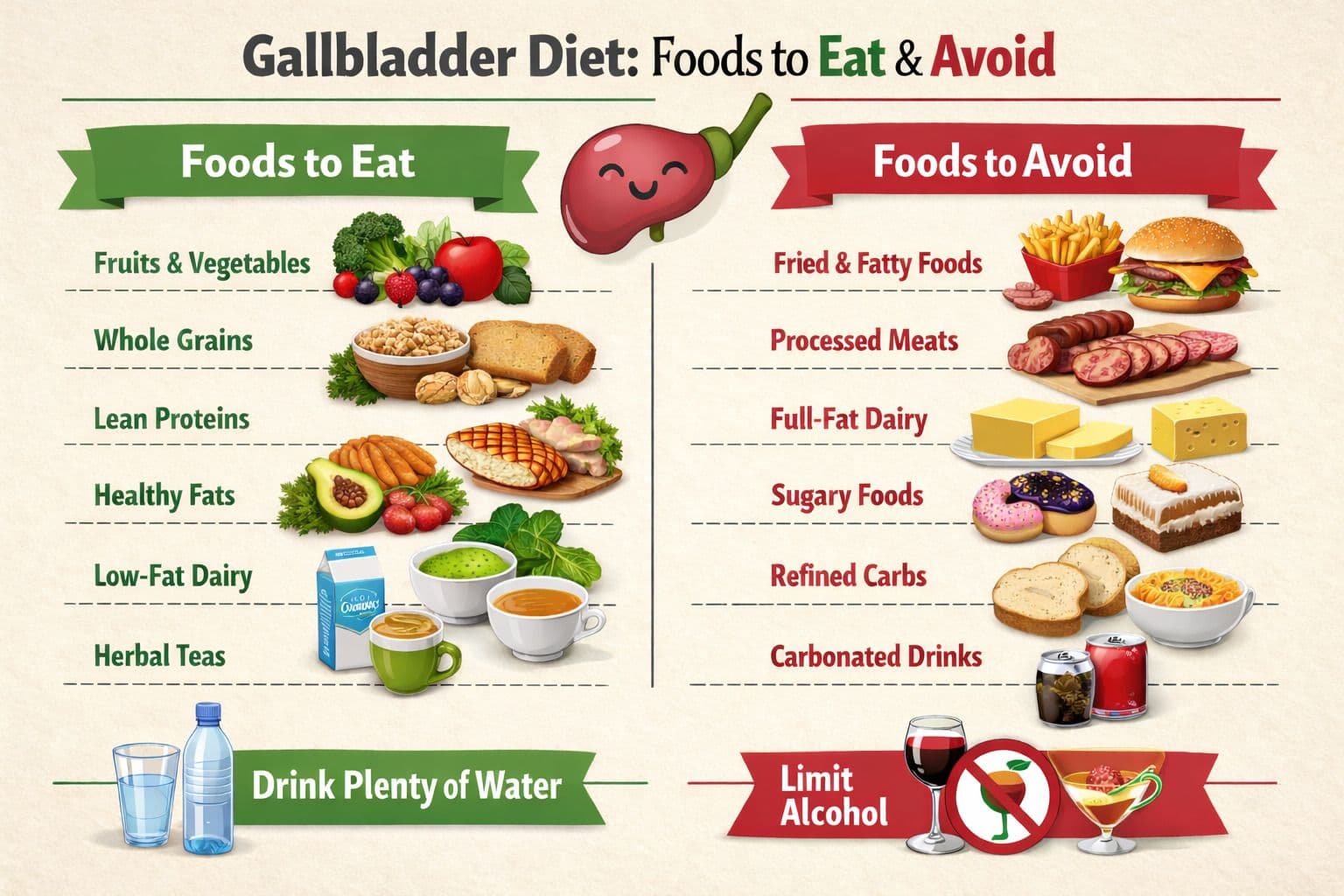 Gallbladder Diet: Foods to Eat & Avoid | Bookicare Health Guide